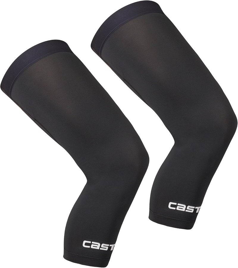 Castelli UPF 50 + Light Knee 2 Sleeves, UPF 50 Breathable Sleeve for Cycling, Road Biking & Gravel Riding, Men & Women - Image 1